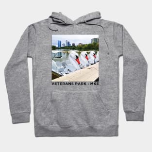 Veterans Park Swan Lagoons • Milwaukee, WI Hoodie